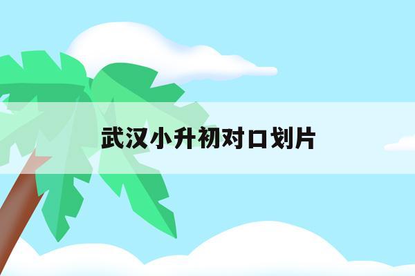  武汉小升初对口划片_武汉小学初中对口划片范围